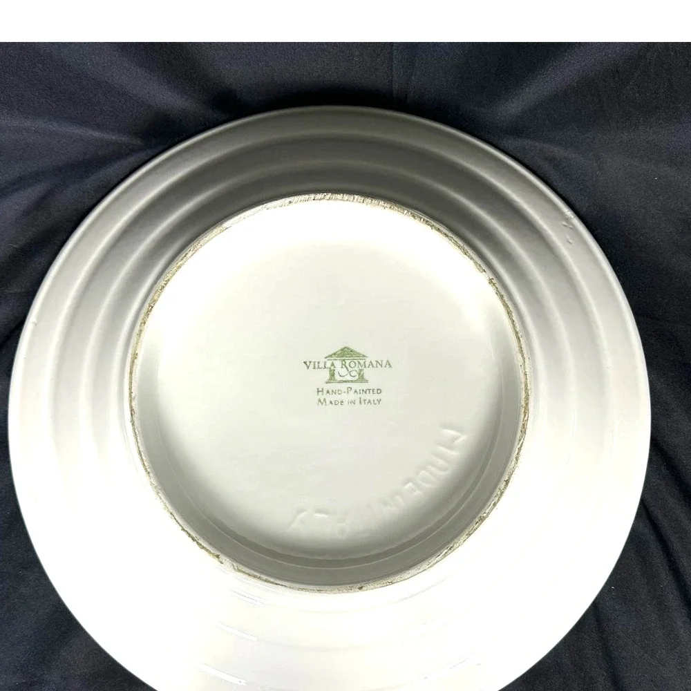 Villa Romana Hand Painted Large Pasta Salad Serving Bowl Italy-15.5
